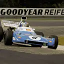 Chris Amon (NZL) Matra Simca MS120D joined the race on the second lap as repairs were made in the pits, resulting in Amon finishing fifteenth and last.  
German Grand Prix, Nurburgring, 1 August 1972. &copy; ©Sutton Motorsport Images